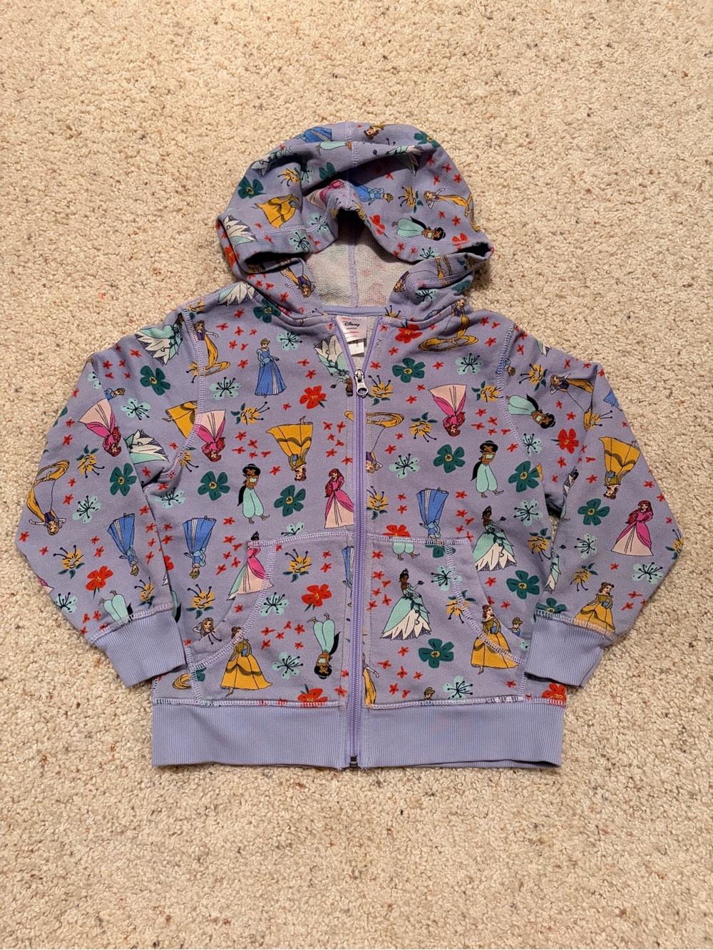 Disney x Hanna Andersson princess zip hoodie